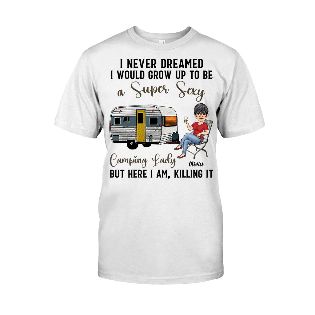 Camping Lady - Personalized Camping T-shirt & Hoodie