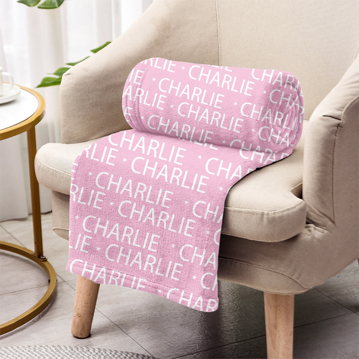 Custom Dog Name Pattern - Personalized Dog Blanket