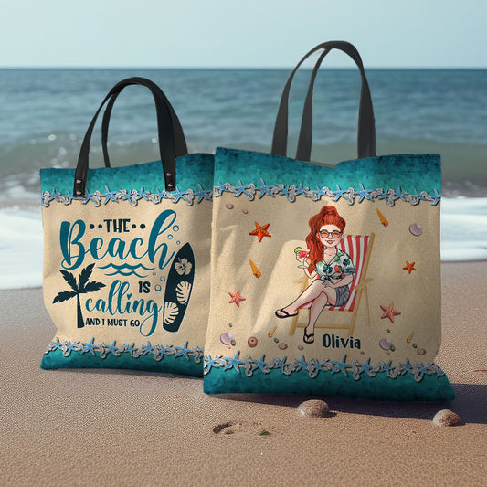 Life Is Better At The Beach - Personalized Sea Lover Tote Bag