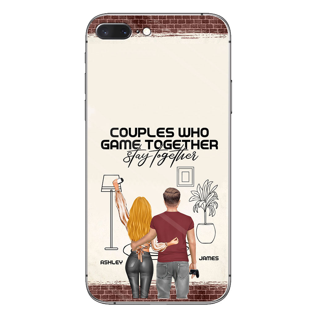 Couples Who Game Together Stay Together - Personalized Video Game Phone Case