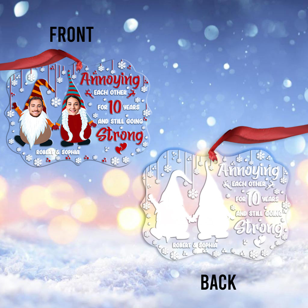 Annoying Each Other - Personalized Couple Ornament