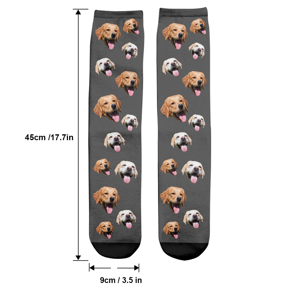 Custom Face - Personalized Dog Socks