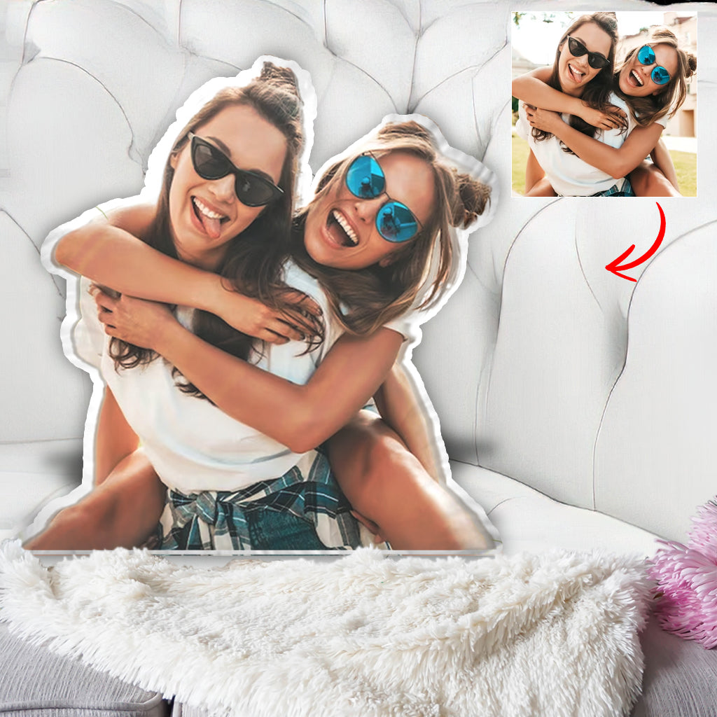 Custom Photo Humanoid - Personalized Bestie Shaped Pillow