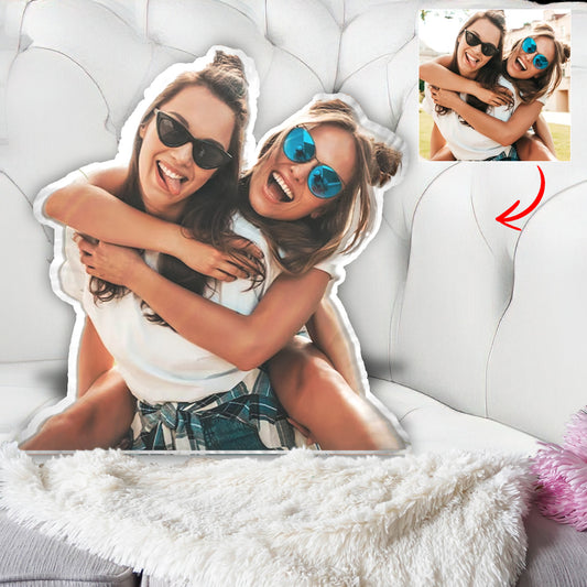 Custom Photo Humanoid - Personalized Bestie Shaped Pillow