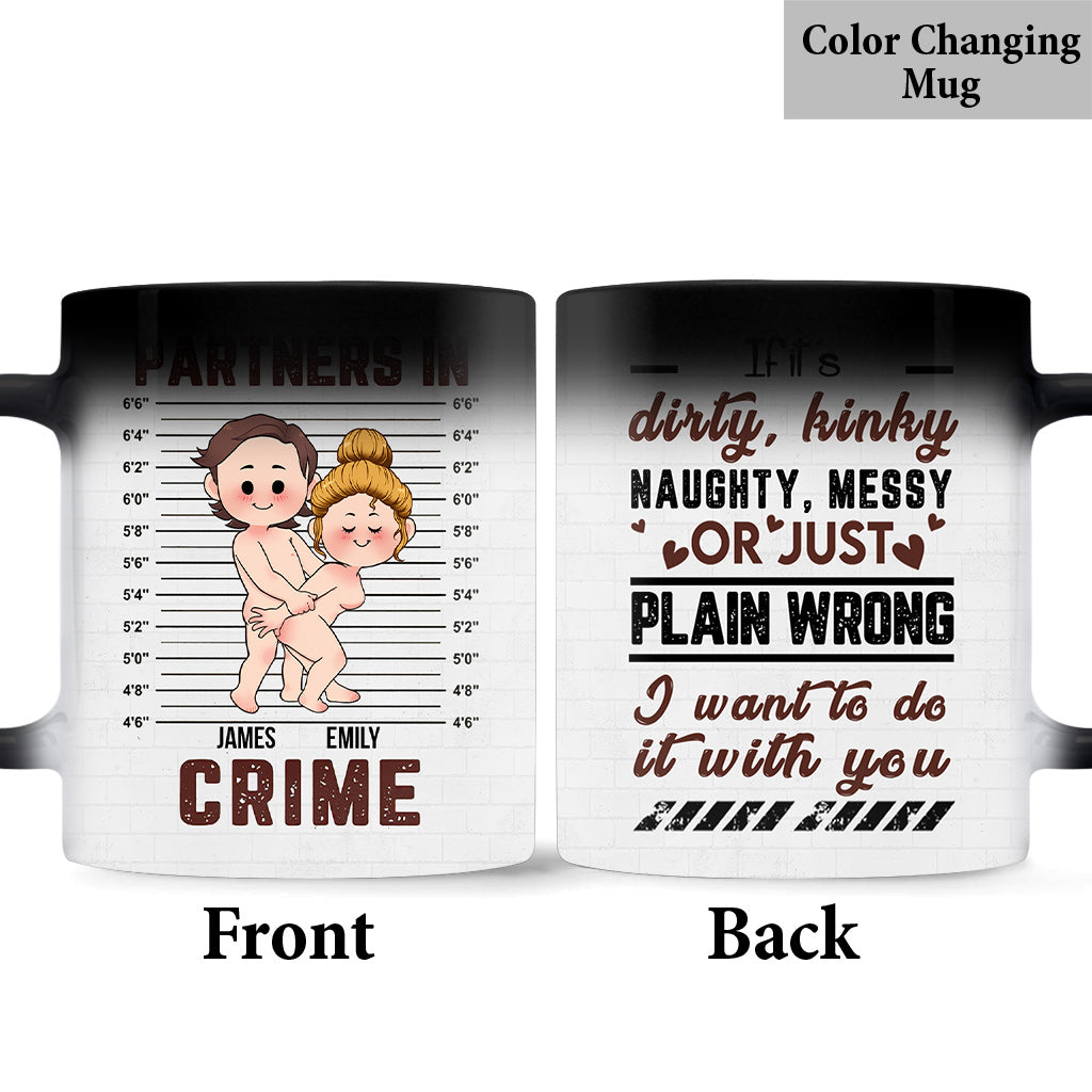Partner In Crime - Personalized Couple Mug