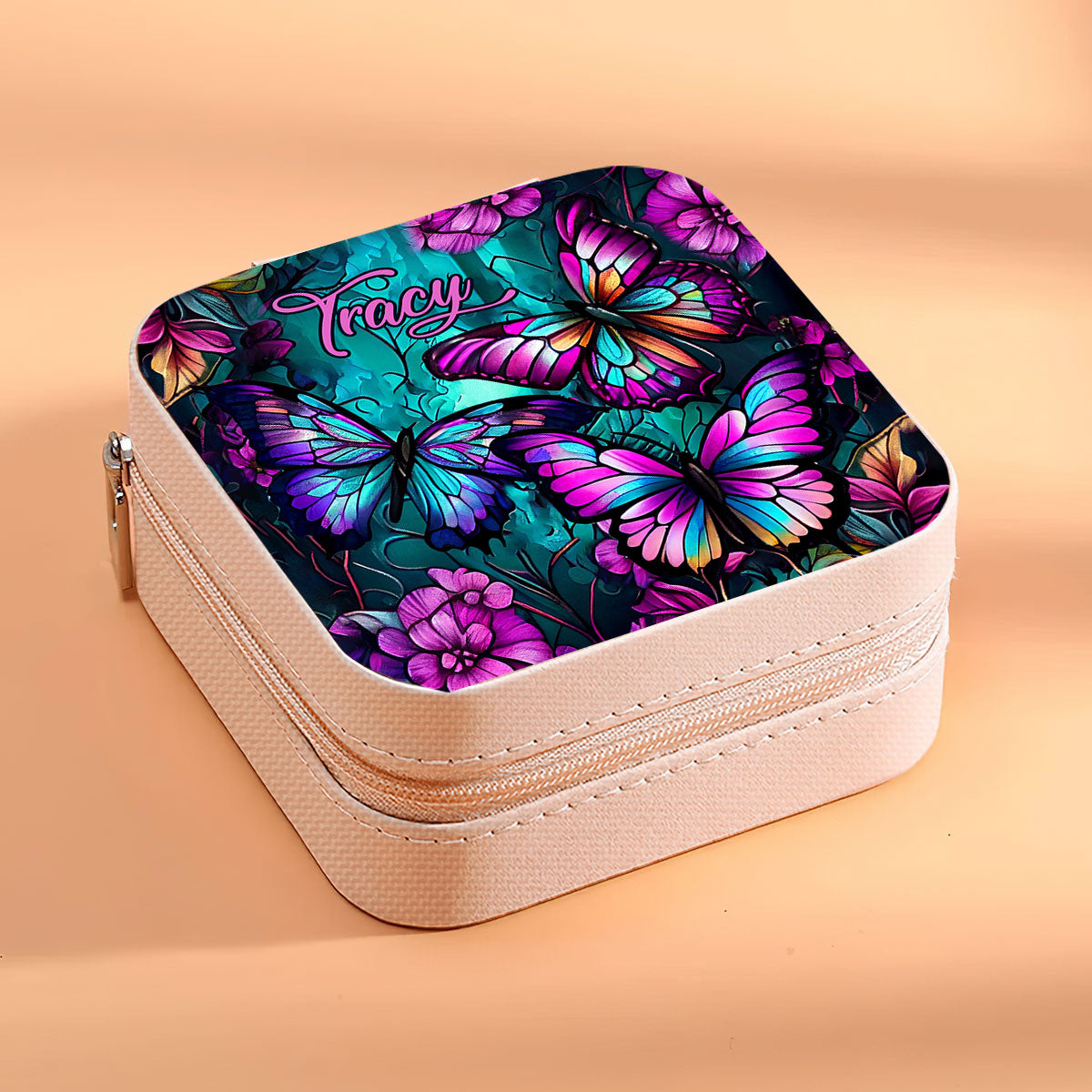 Beautiful Butterflies - Personalized Butterfly Jewelry Box