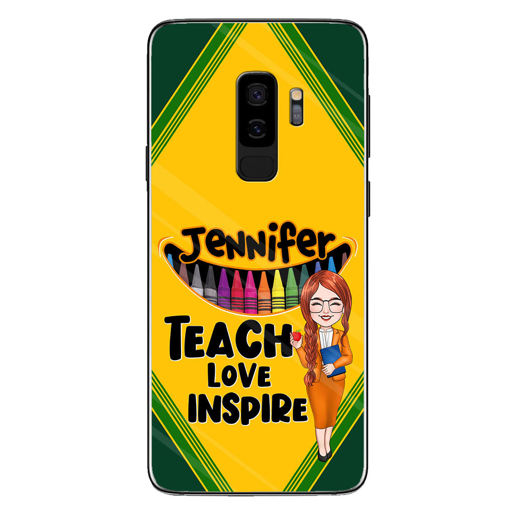 Teach Love Inspire - Personalized Teacher Phone Case