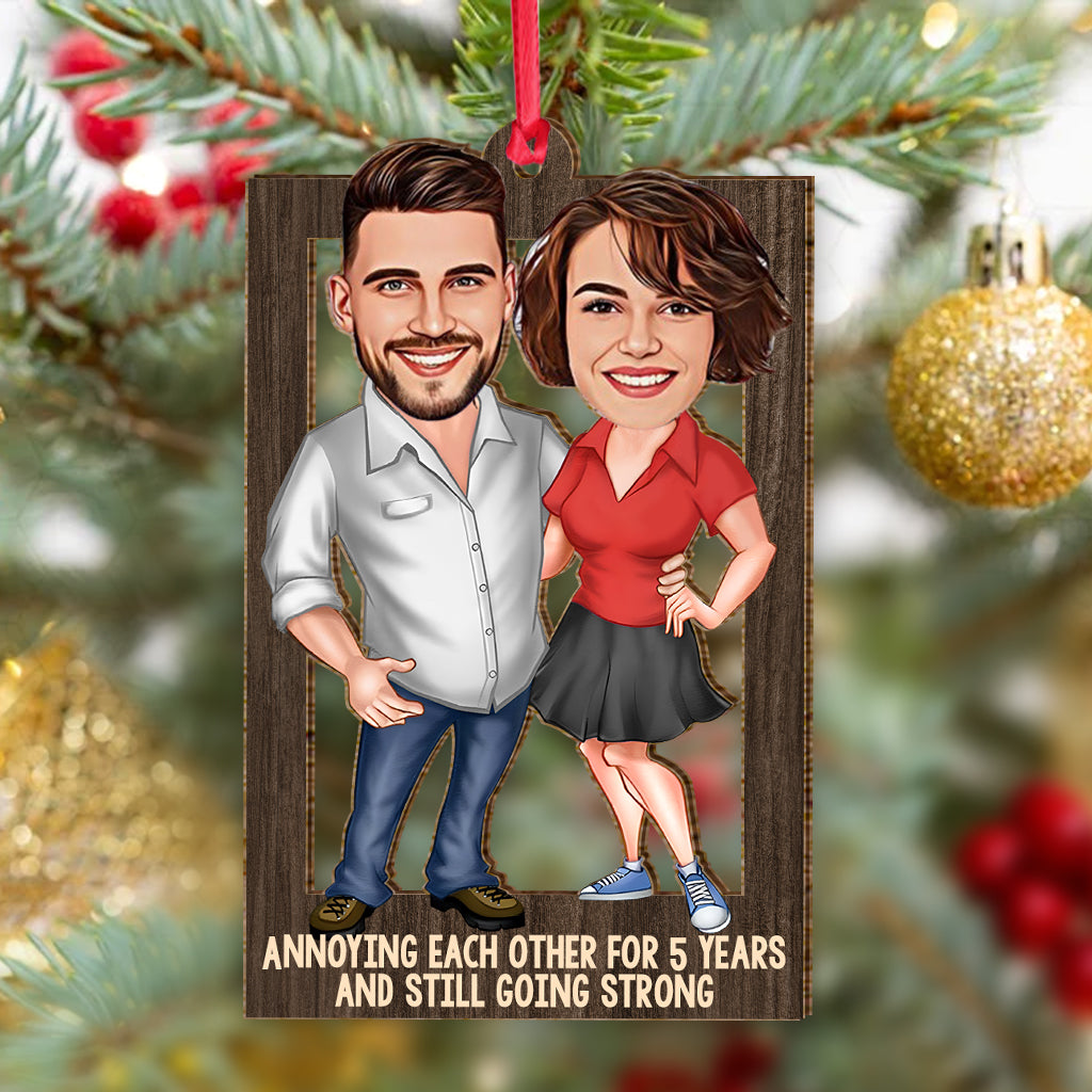 Annoying Each Other - Personalized Couple Ornament