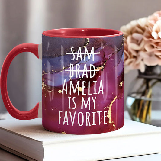 My Favorite Kid - Personalized Mother Accent Mug