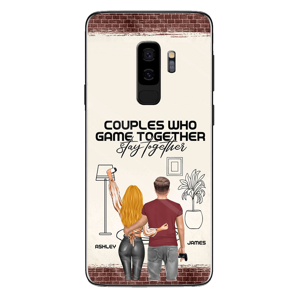 Couples Who Game Together Stay Together - Personalized Video Game Phone Case