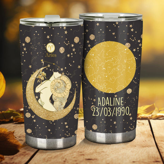 Zodiac Sign - Personalized Horoscope Tumbler