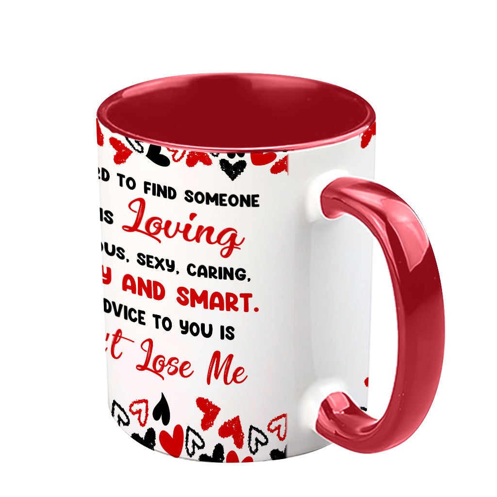 Lovely Couple - Personalized Couple Accent Mug