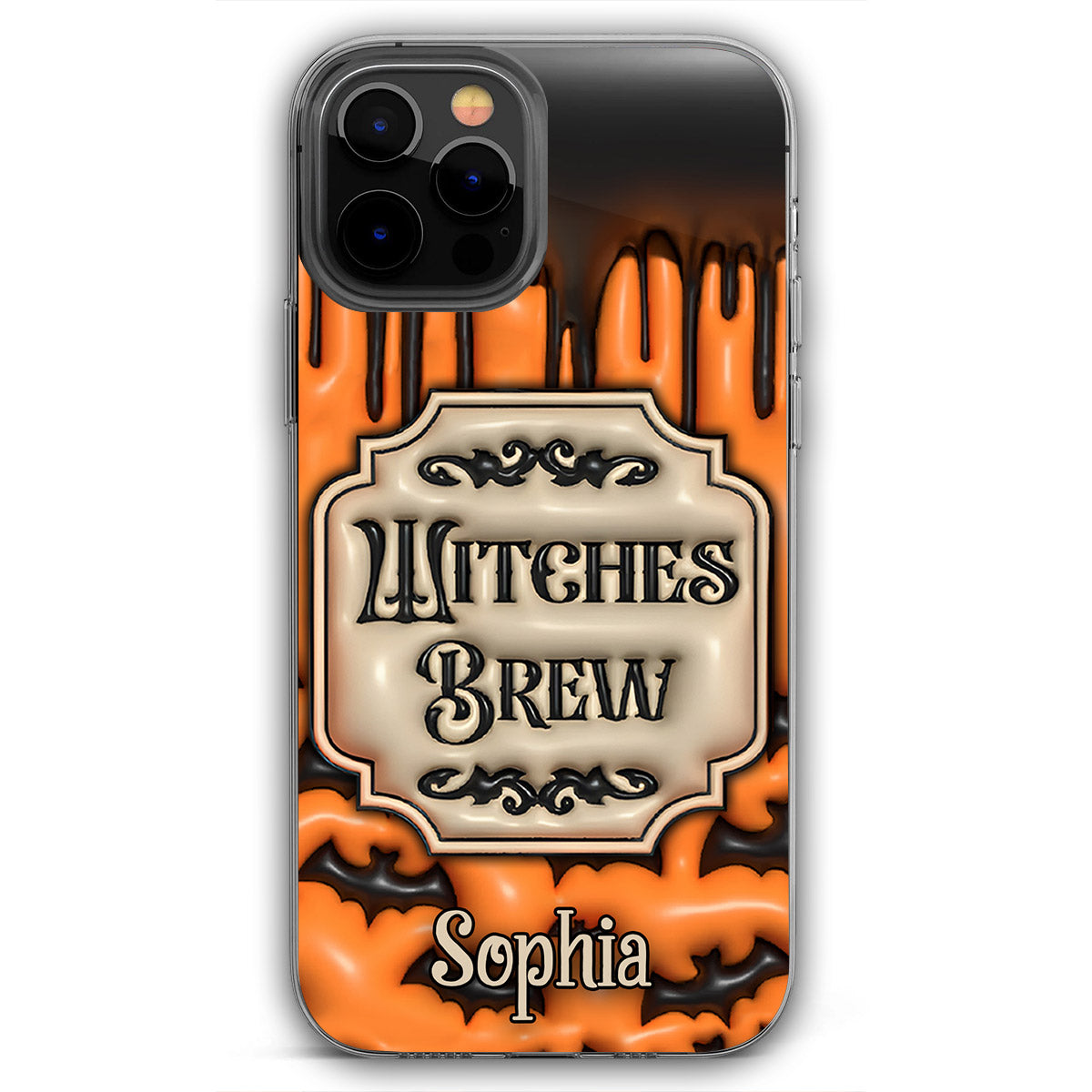 Witches Brew - Personalized Witch Clear Phone Case