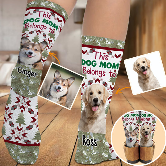 Dog Mom - Gift for dog lovers, dog lover - Personalized Socks