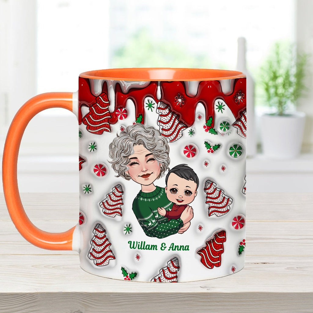 Best Grandma Ever - Gift for grandma - Personalized Accent Mug