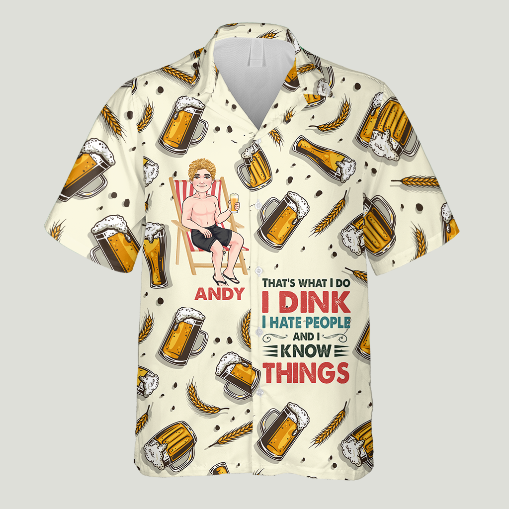 That's What I Do - Personalized Sea Lover Hawaiian Shirt