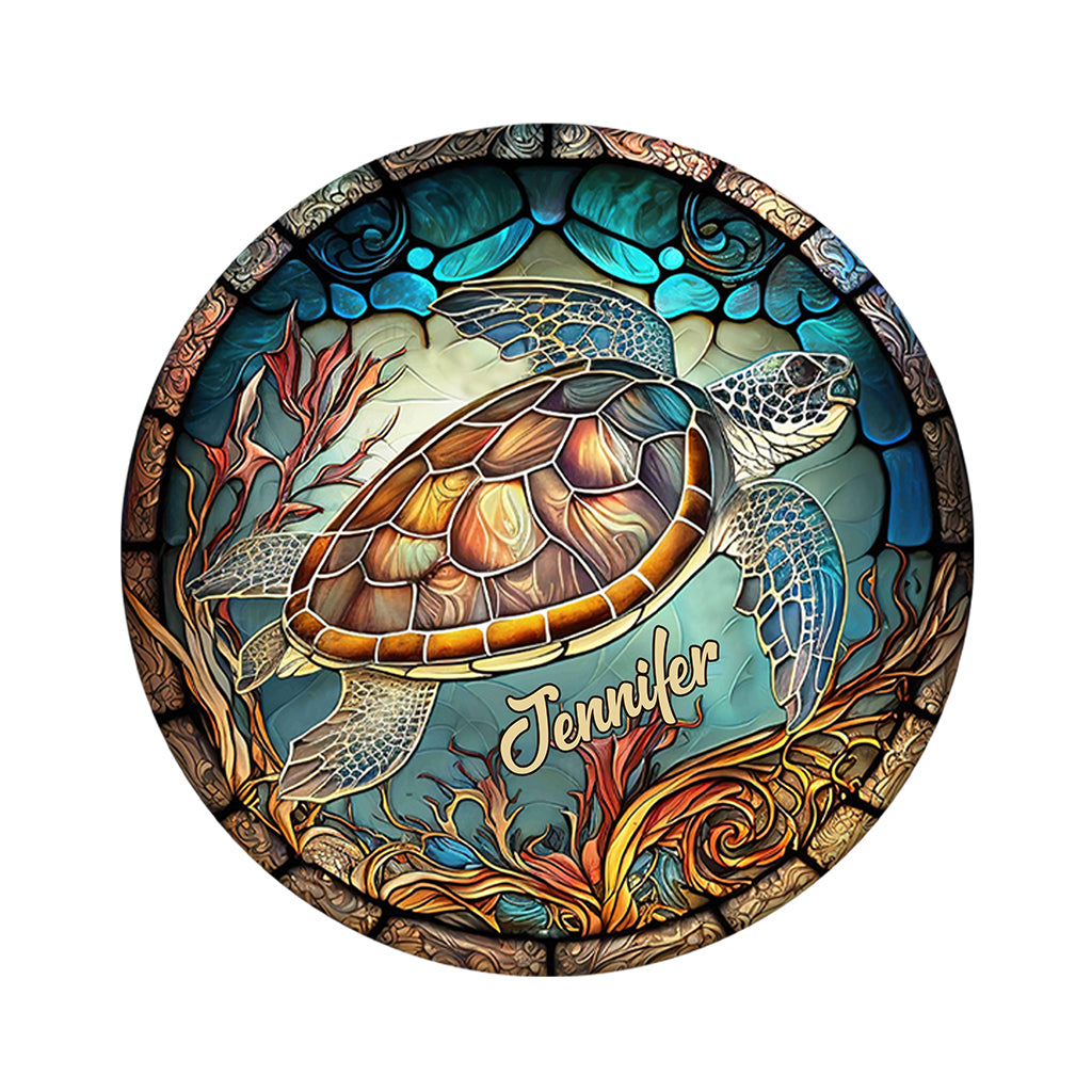 Love Turtles - Personalized Turtle Shaped Doormat