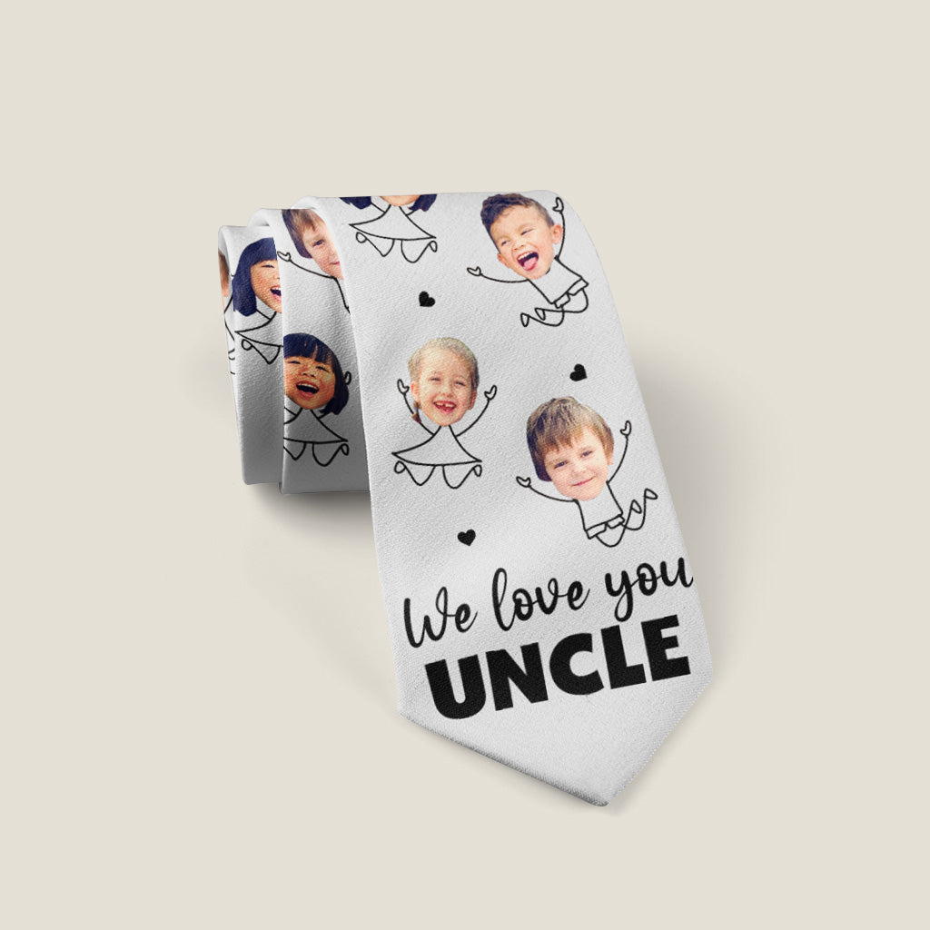 We Love You Dad - Gift for dad, grandpa, uncle, brother, husband - Personalized Necktie