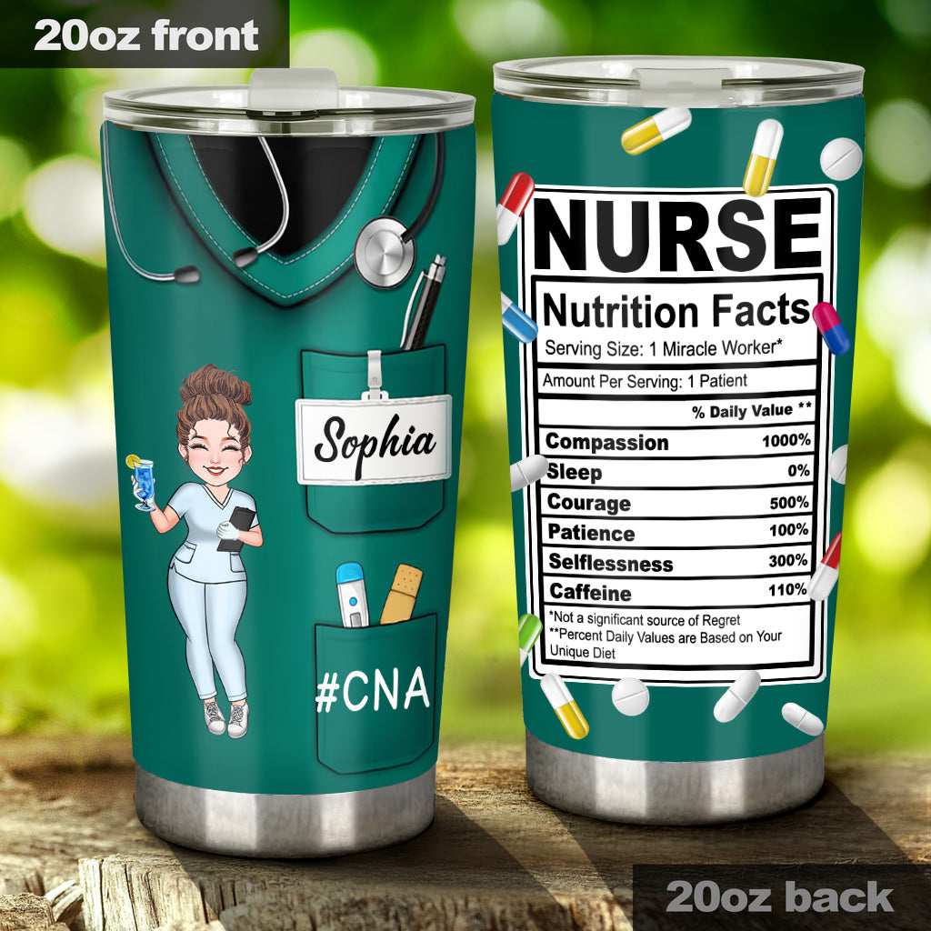 Nurse Facts - Personalized Nurse Tumbler