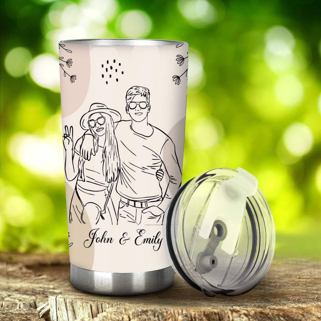 You Are The Only One - Personalized Couple Tumbler
