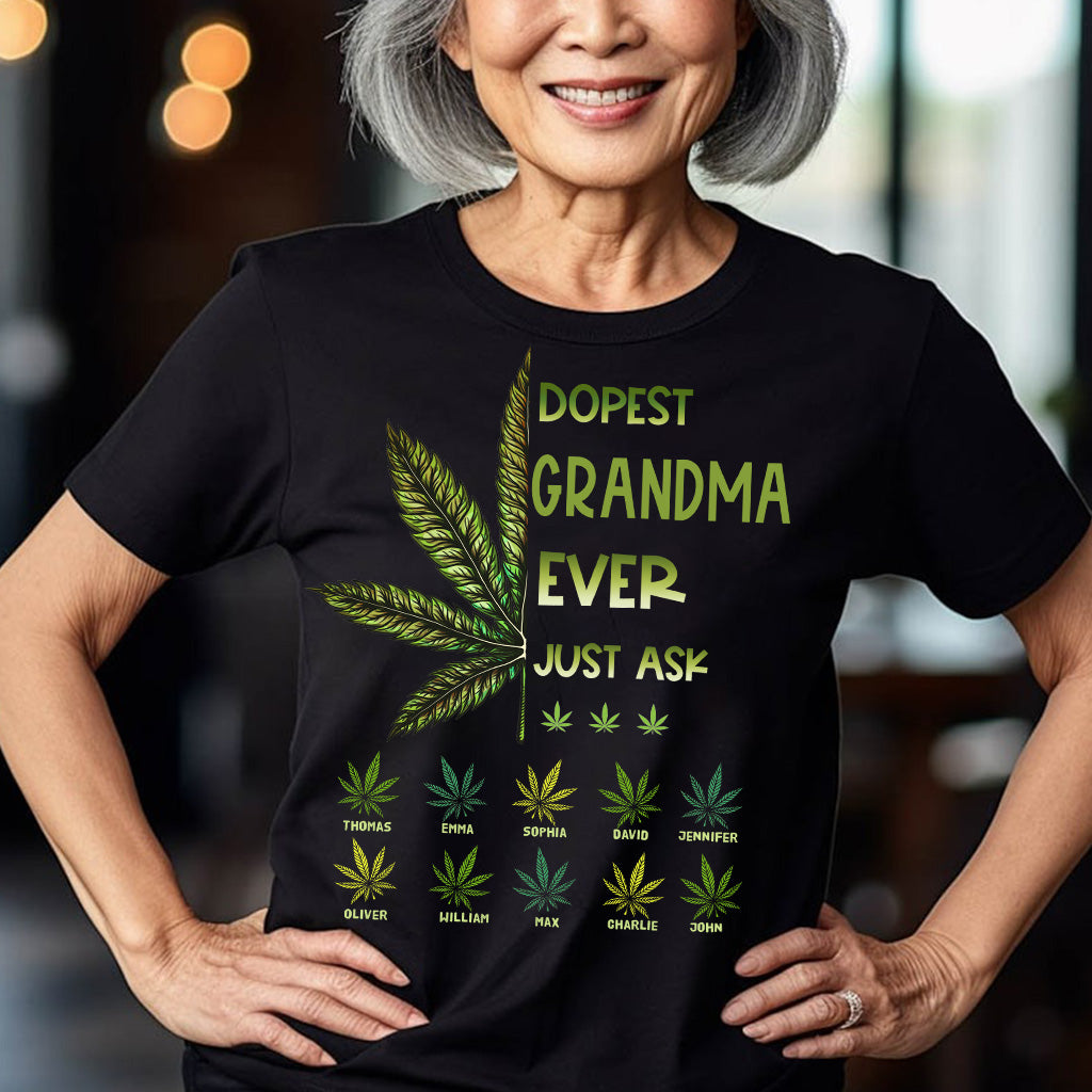 Dopest Dad Ever - Gift for dad, grandma, grandpa, mom, uncle, aunt, brother, sister - Personalized T-shirt And Hoodie