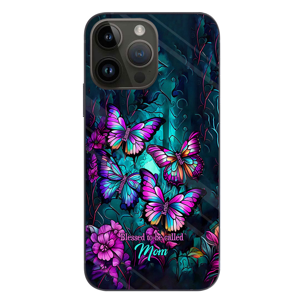 Grandma's Butterflies - Personalized Grandma Phone Case