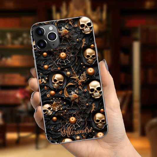 Gold Skull - Personalized Skull Phone Case