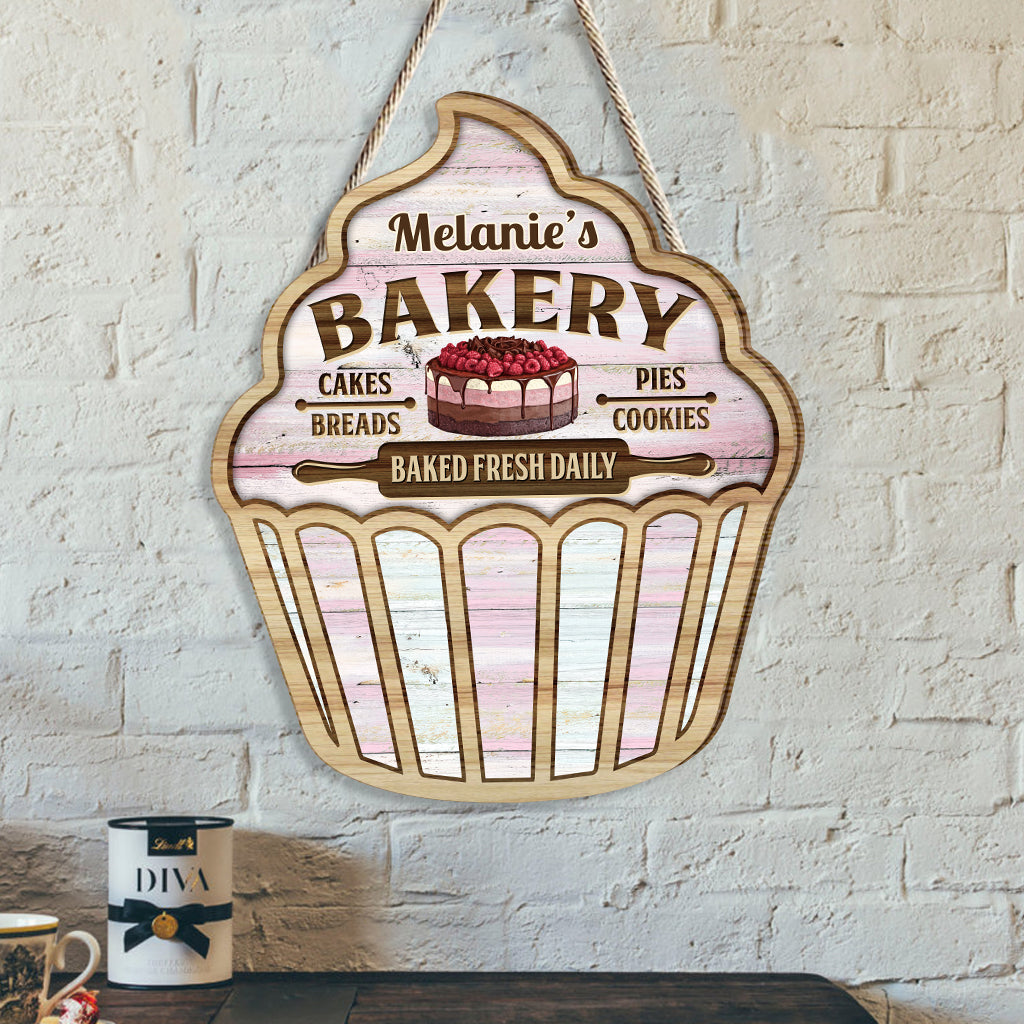 Just A Girl Who Loves Baking - Personalized Baking Wood Sign