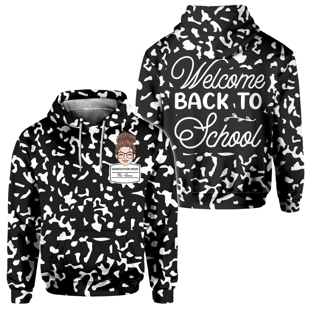 Welcome Back To School - Personalized Teacher All Over Shirt