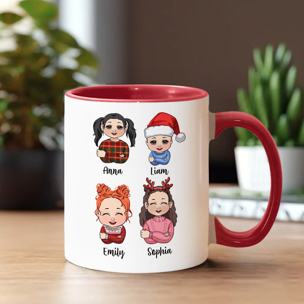 Gigi Claus - Personalized Grandma Accent Mug