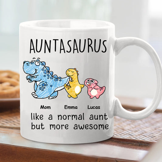 Auntasaurus - Personalized Aunt Mug