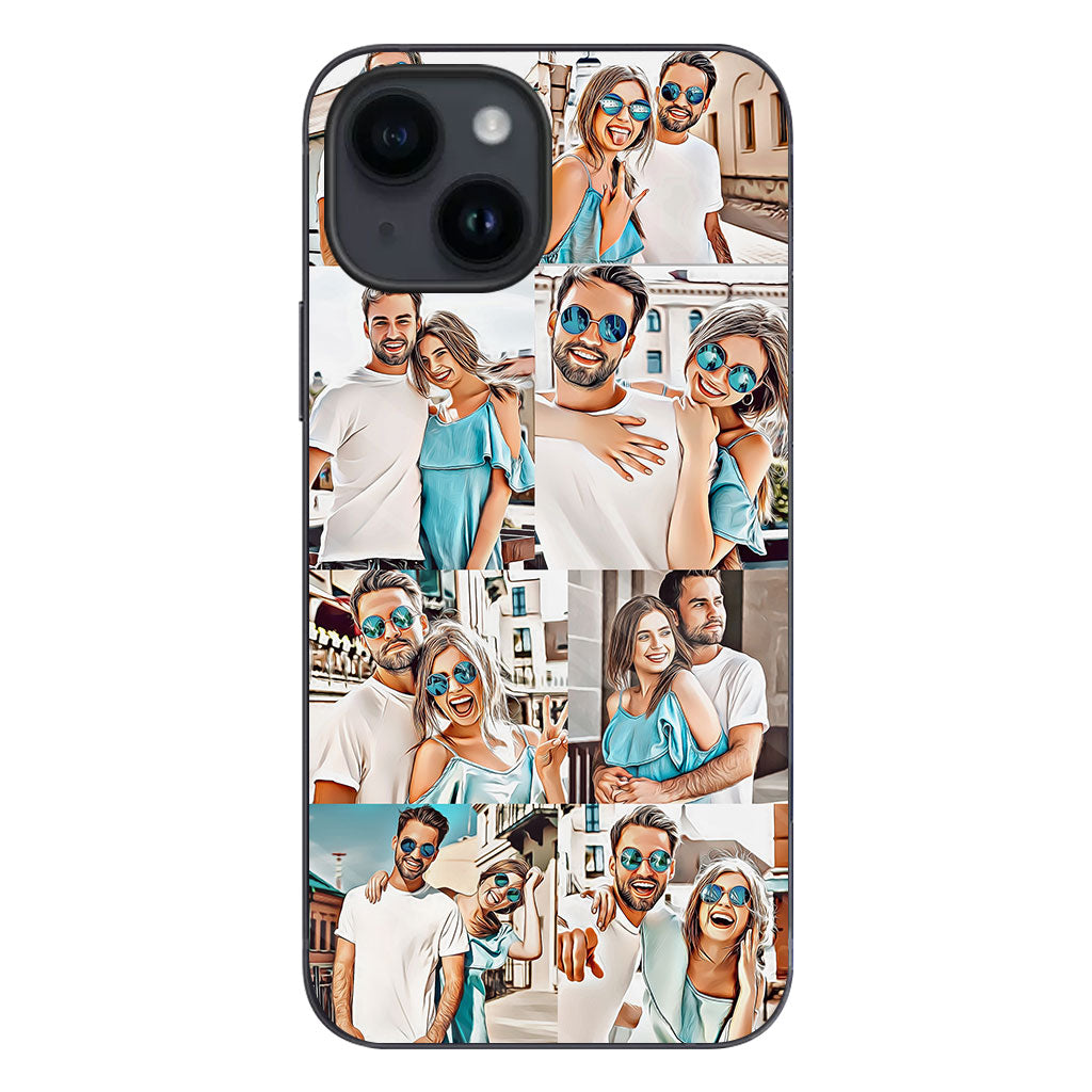 Cartoonize Photos Collage - gift for boyfriend, girlfriend, husband, wife - Personalized Phone Case