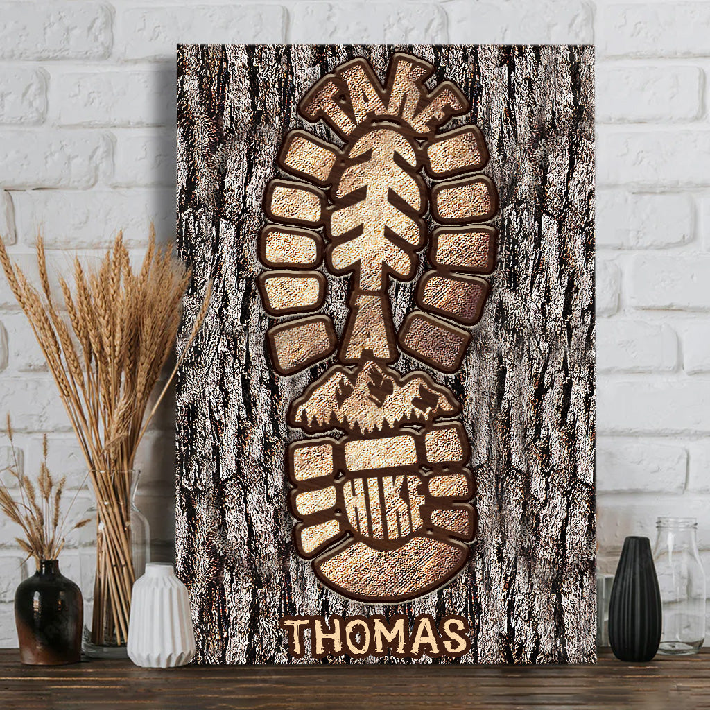 Take A Hike - Personalized Hiking Canvas And Poster
