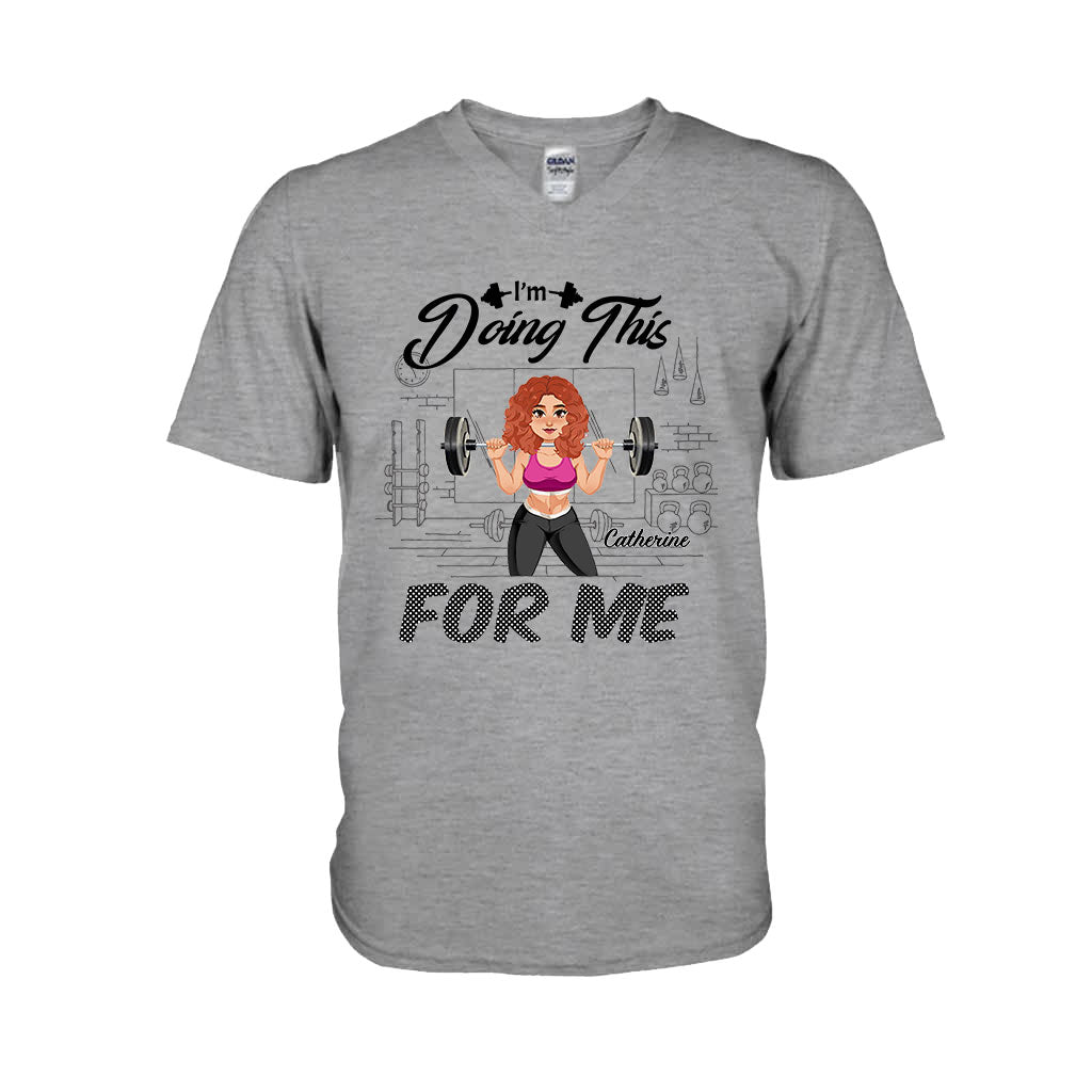 I'm Doing This For Me - Personalized Fitness T-shirt And Hoodie