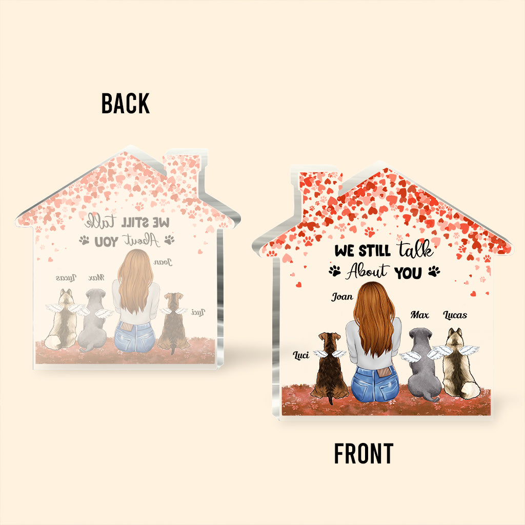 Forever In My Heart - Dog gift for who lose dog - Personalized Custom Shaped Acrylic Plaque