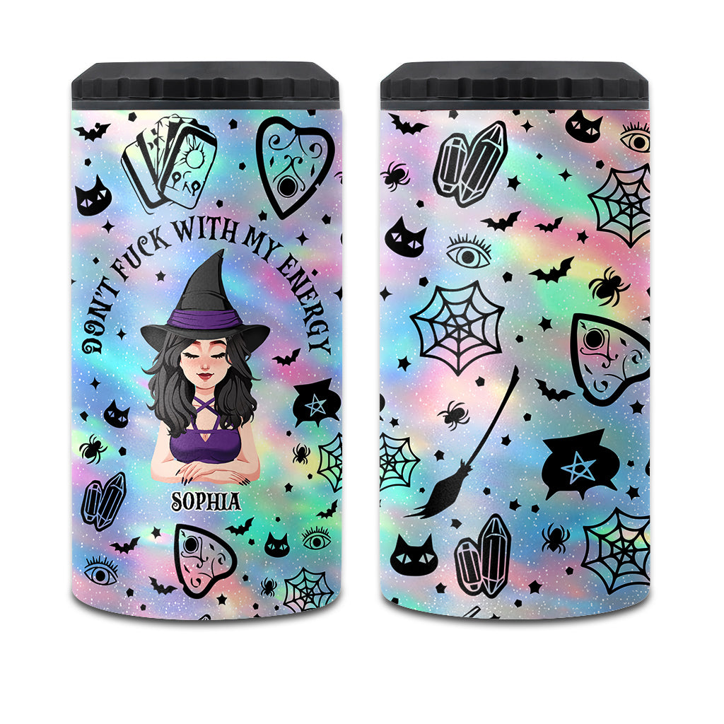 Don't F With My Energy - Personalized Witch Can Cooler