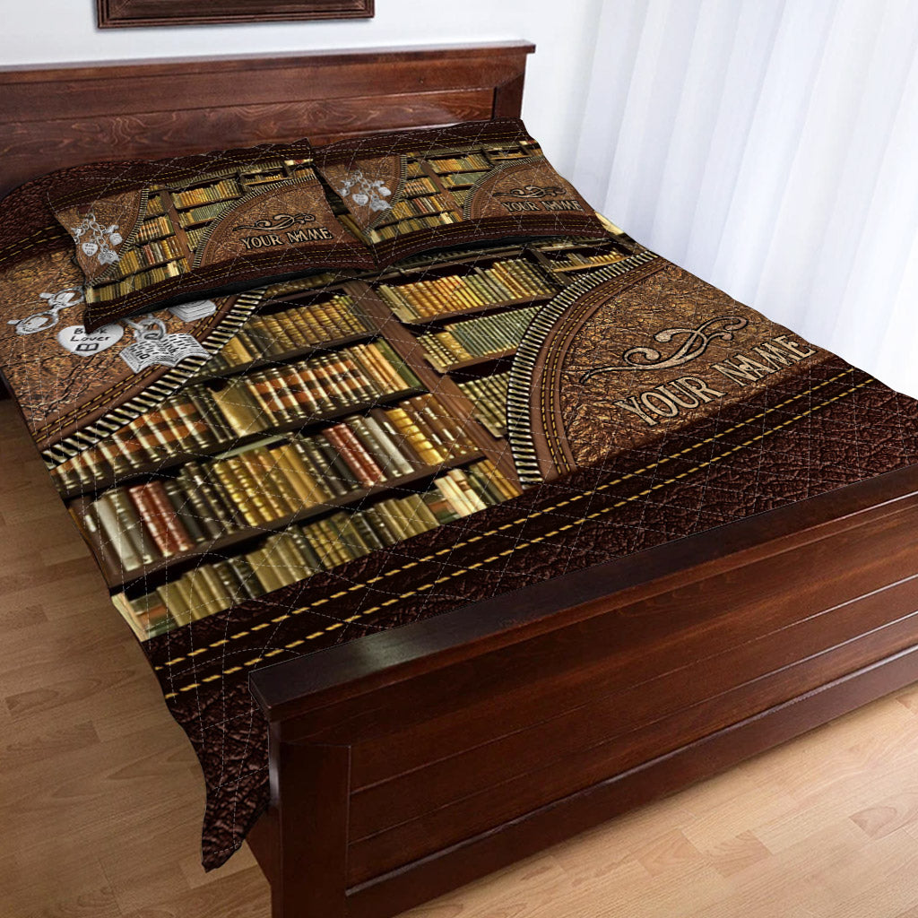 Library - Personalized Librarian Quilt Set