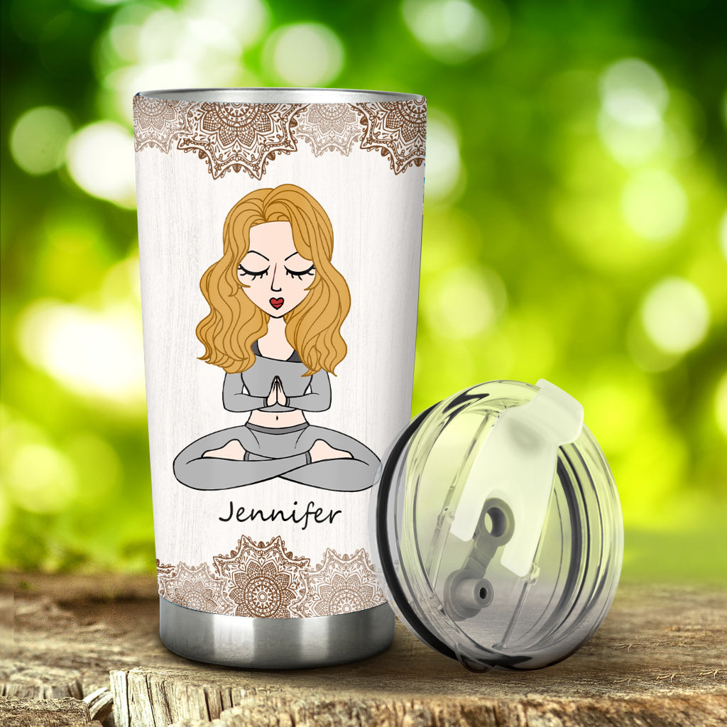 I Am Divine - Personalized Yoga Tumbler