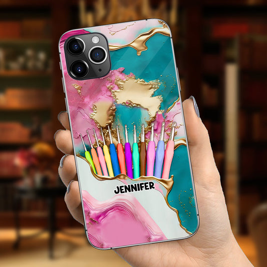 Love Crocheting - Personalized Crocheting Phone Case