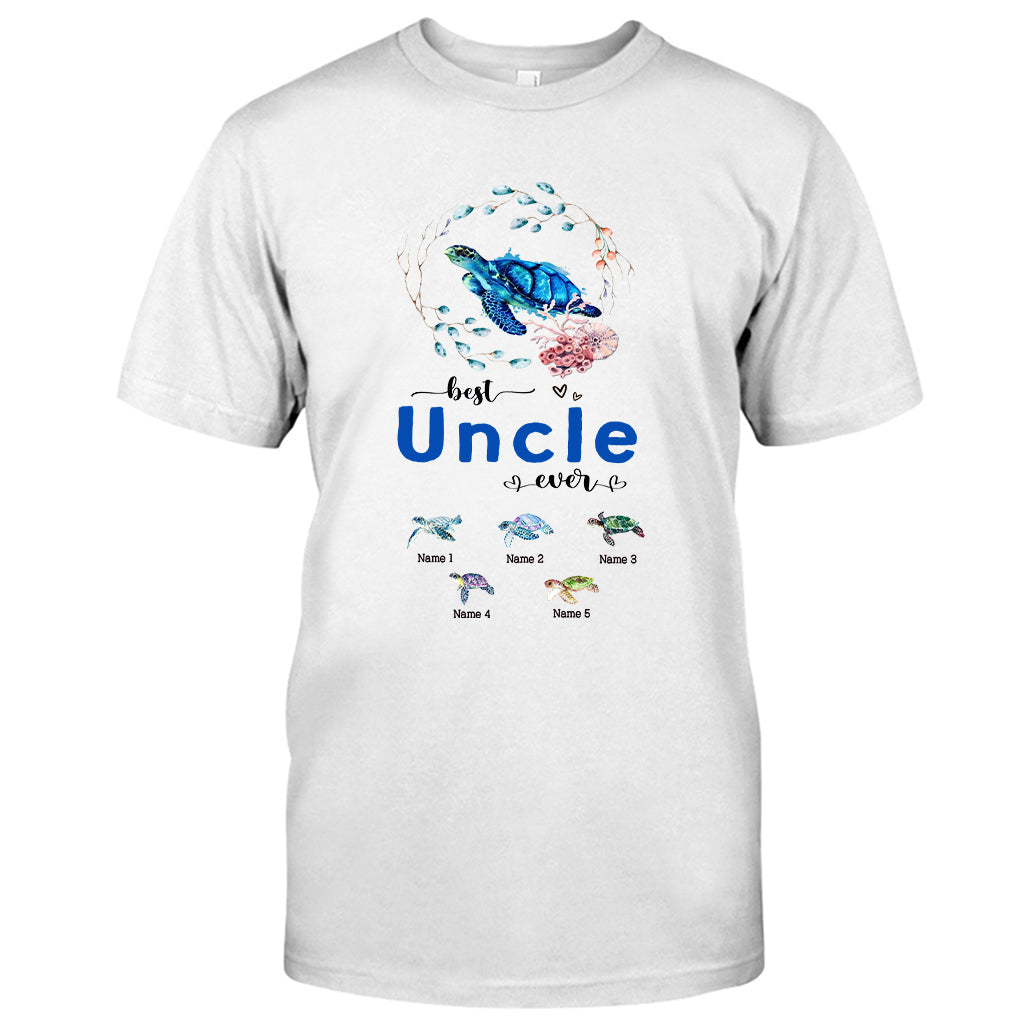 Best Nana Ever - Turtle gift for grandma, grandpa, mom, dad, uncle, aunt - Personalized T-shirt And Hoodie
