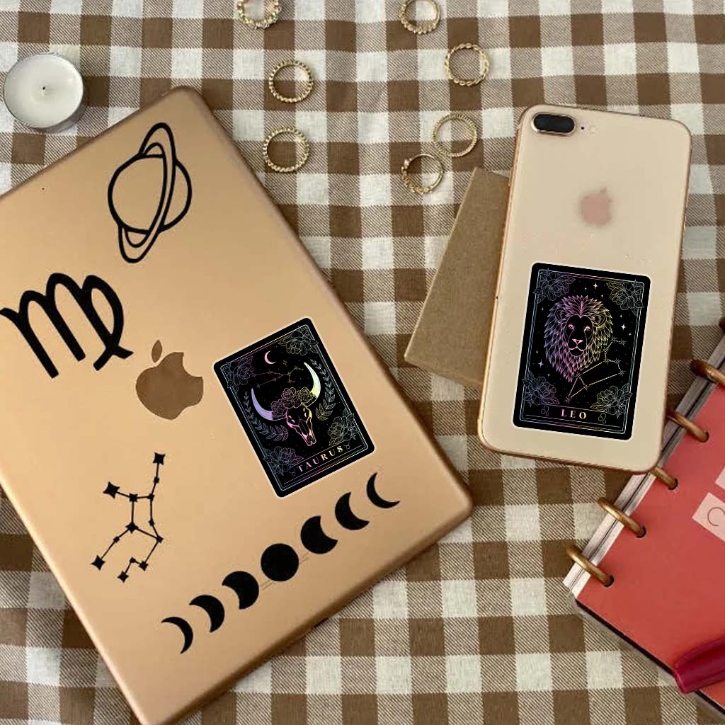 Zodiac Sign Tumbler - Horoscope Decal Full