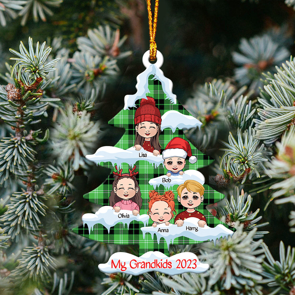 My Grandkids - Personalized Grandma Ornament