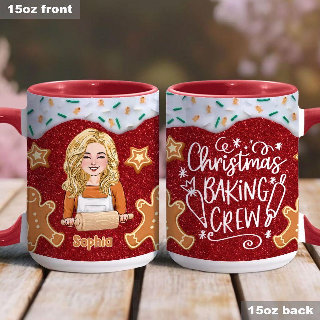 Christmas Baking Crew - Personalized Baking Accent Mug