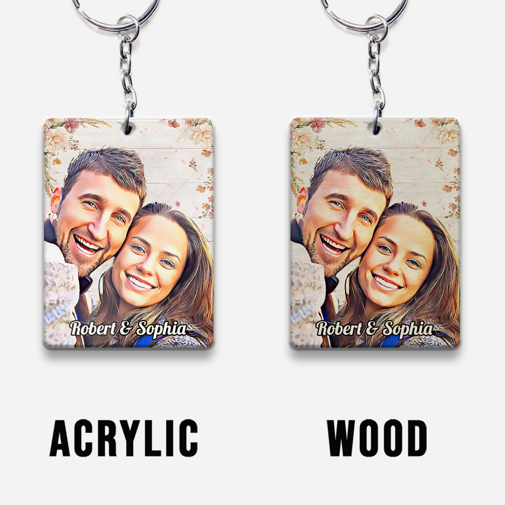 Annoying Each Other - Personalized Couple Keychain