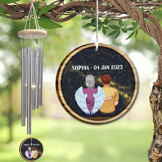 When I Look At The Stars - Personalized Memorial Wind Chime