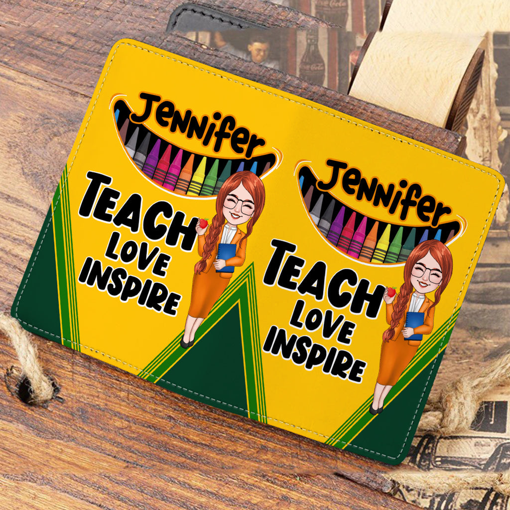 Positive Affirmations Butterfly - Personalized Butterfly Passport Holder