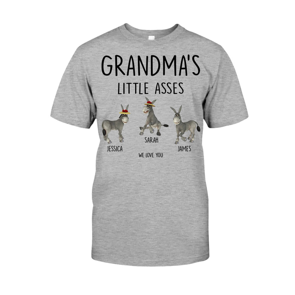 Little Asses - Gift for dad, grandpa, mom, uncle, aunt, grandma - Personalized T-shirt And Hoodie