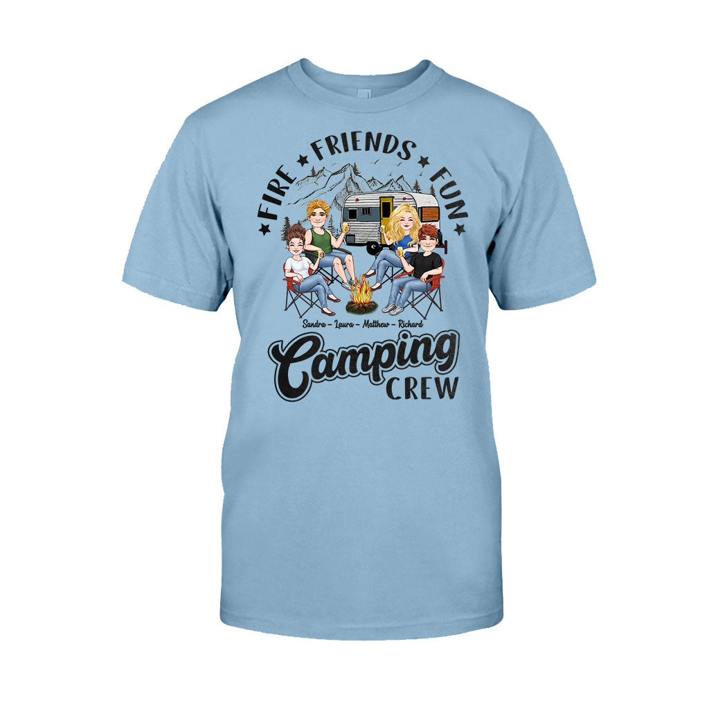 Camping Crew - Personalized Camping T-shirt And Hoodie