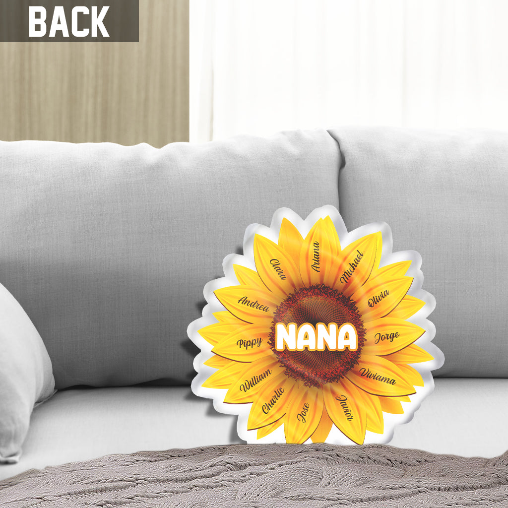 Best Grandma Ever - Personalized Grandma Shaped Pillow