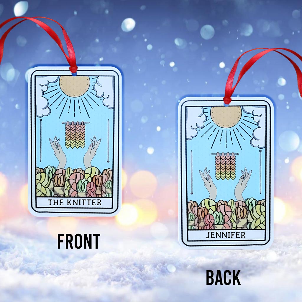 The Knitter - Personalized Knitting Ornament